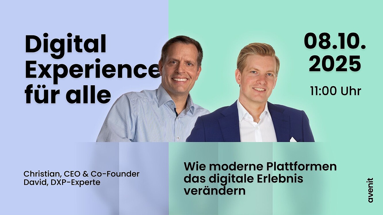 Jetzt zum DXP Webinar anmelden